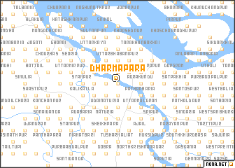 map of Dharmapāra