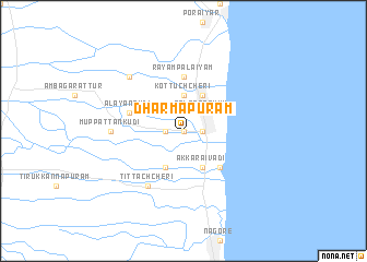 map of Dharmapuram