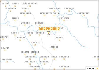 map of Dharmāpur