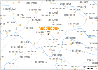 map of Dharmāram