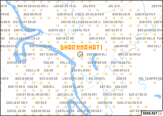 map of Dharmmahāti