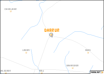 map of Dhārūr