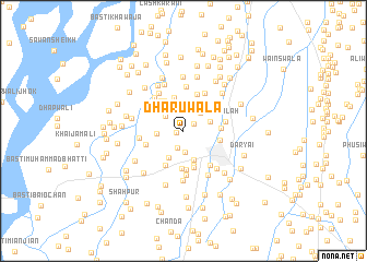 map of Dharuwāla