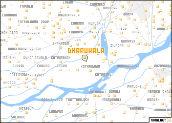 map of Dhārūwāla