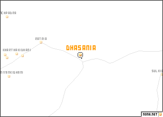 map of Dhasānia