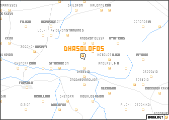 map of Dhasólofos