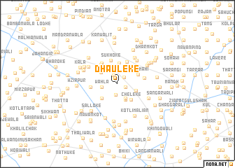 map of Dhauleke