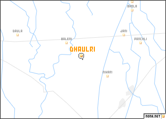 map of Dhaulri