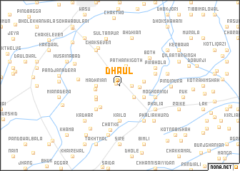 map of Dhaul