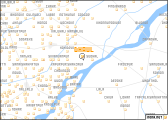 map of Dhaul