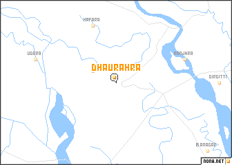 map of Dhaurahra