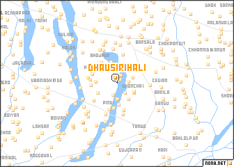 map of Dhāu Sirihāli