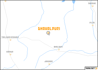 map of Dhawalpuri