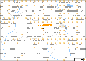 map of Dhāwāpāra