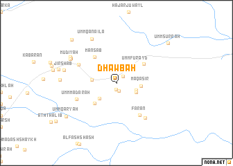 map of Dhawbah