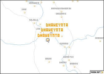 map of Dhaweynta