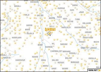 map of Dhāwi