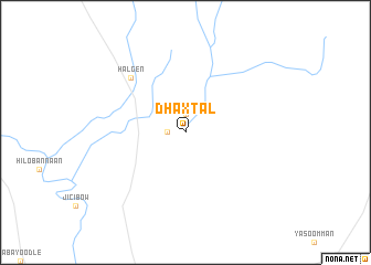 map of Dhaxtal