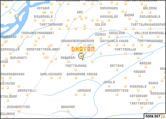 map of Dhayan