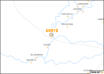 map of Dhayo