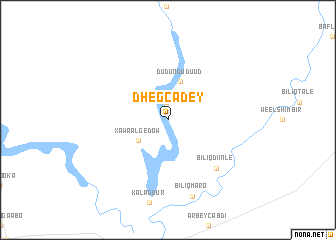 map of Dheg Cadey