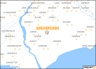 map of Dhékarkhon