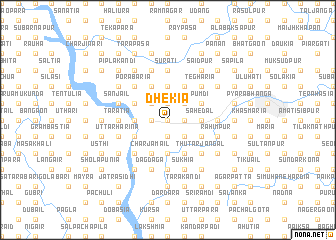 map of Dhekia