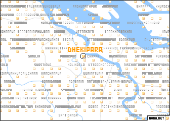 map of Dhekipāra