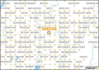 map of Dhekra