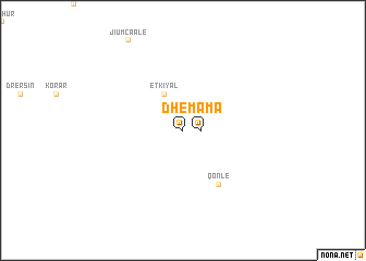 map of Dhema