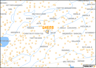 map of Dhera