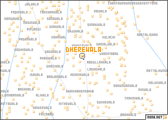 map of Dherewāla