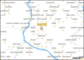 map of Dhéré