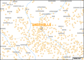 map of Dheri Kalle