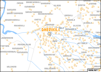 map of Dheri Kili