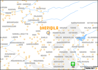 map of Dheri Qila