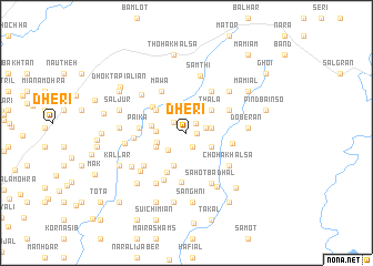 map of Dheri