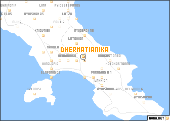 map of Dhermatiánika