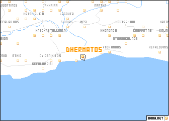 map of Dhérmatos