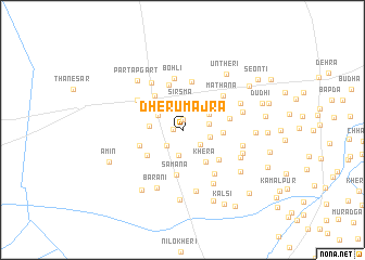 map of Dheru Mājra