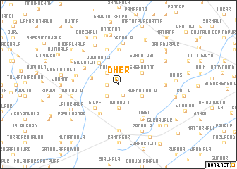 map of Dher