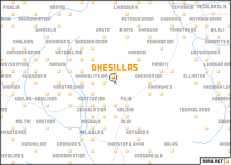 map of Dhesíllas