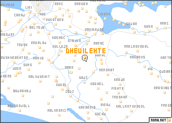 map of Dheu i Lehtë