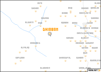 map of Dhī ‘Abam