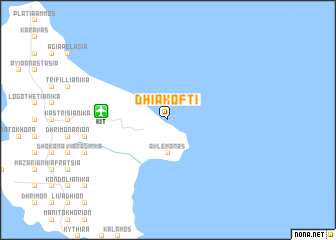 map of Dhiakófti