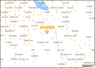 map of Dhī Anās