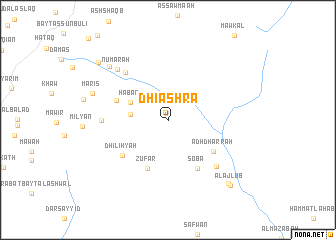 map of Dhī Ashra‘