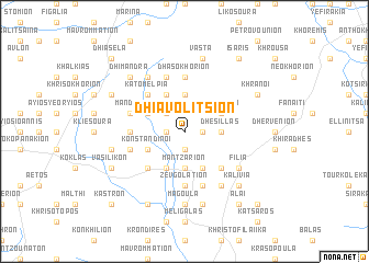 map of Dhiavolítsion