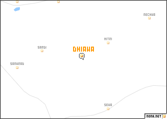 map of Dhiāwa