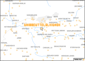 map of Dhibbe Utte Lāl Ki Dhok